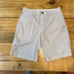 White w/ gray dotted pattern Shorts